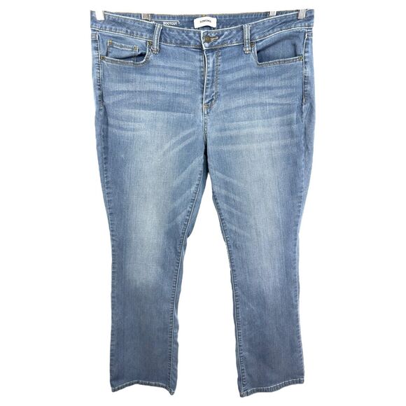 Sonoma Plus Size 18 Jeans Bootcut Light Wash‎ Stretch Denim Casual Pants 340 - Picture 1 of 7